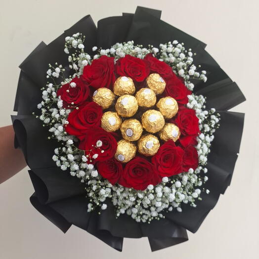 Buquê de Ferrero Rocher Luxo