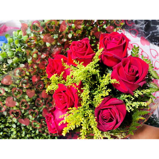 Buquê com Rosas Vermelhas