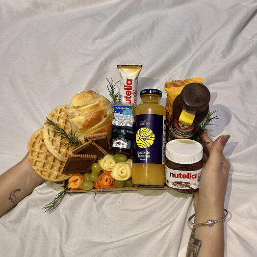 Cesta de Cafe da Manhã Para Compartilhar