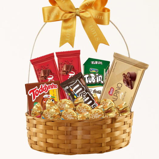 Cesta Paixao por Chocolate