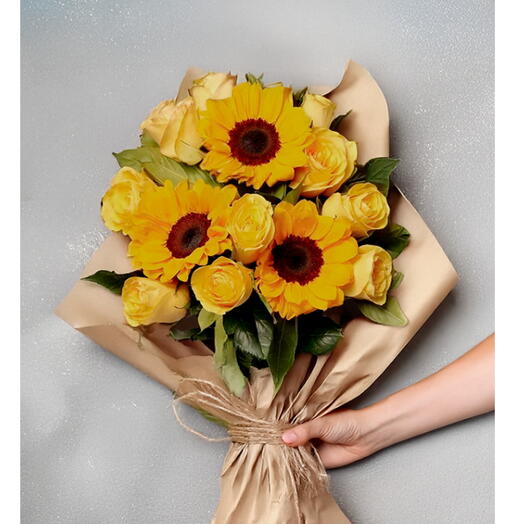 Buquê Sol da Prosperidade – Alegria, Luz e Abundância em Cada Flor
