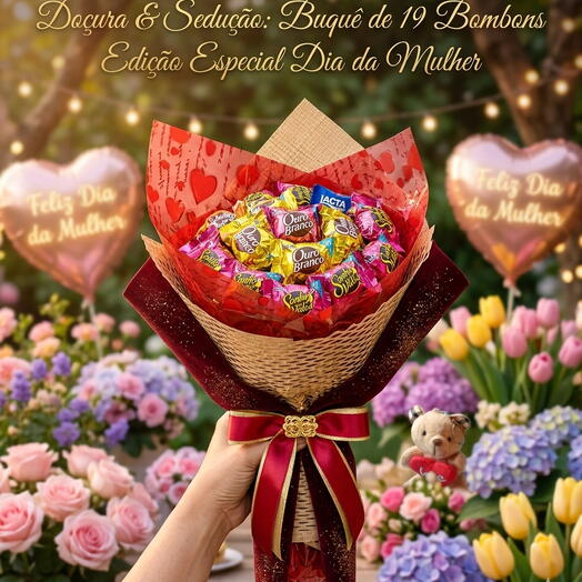 BUQUÊ PEQUENO DE BOMBONS