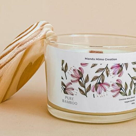 Velas Aromaticas 80g Manda Mimo Creation | Bambo