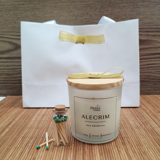 Vela Aromatica Perfumada Alecrim 190G