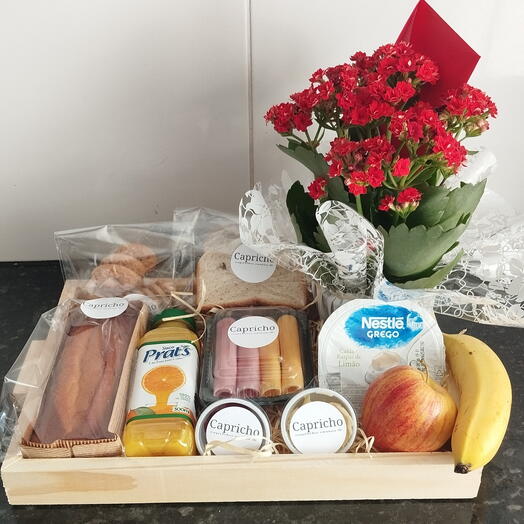 Cesta de cafe da manhã - capricho