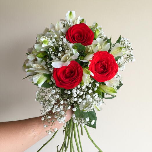 Buque de Rosa s com austromelia