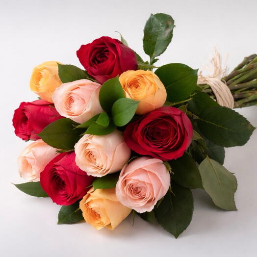Buquê de Rosas Coloridas