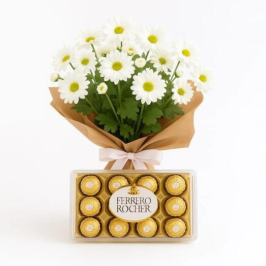 Margarida Plantada e Ferrero rocher