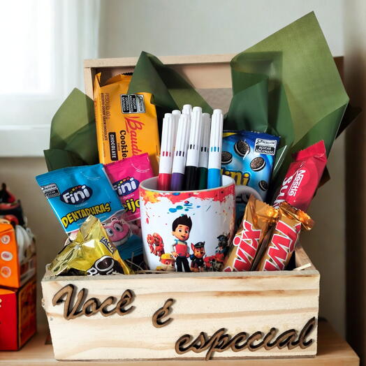 Presente com caneca Meninos - Patrulha Canina