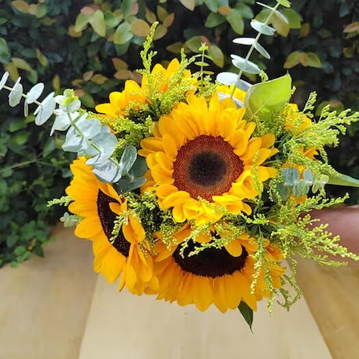 Buquê 6 Girassois