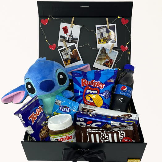 Caixa Episodio Favorito - (LotusFlix) + Stitch + Fotos Polaroids