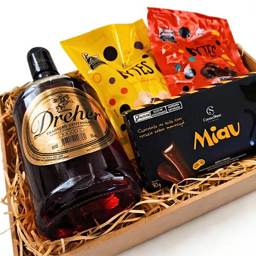 Bandeja de Conhaque com Bytes e Tablete Miau Cacau Show