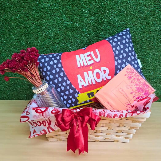 Cesta Almofada Meu Amor Perfume Boticario