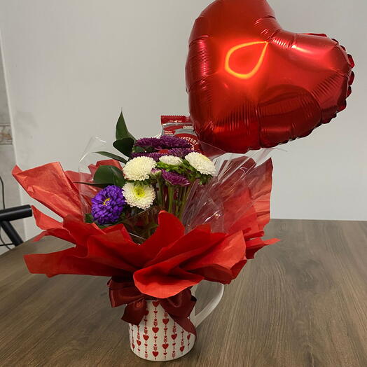 Buquê na Caneca Kitkat