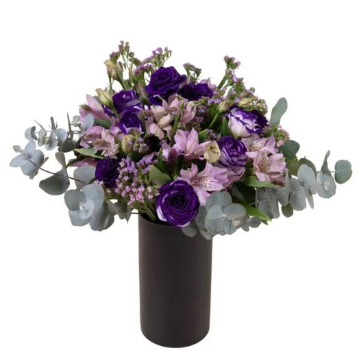 Arranjo de Flores Lilas – Ivy