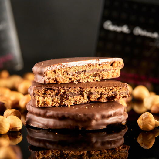 Disco de Crocante de Avelãs com Chocolate (50g)