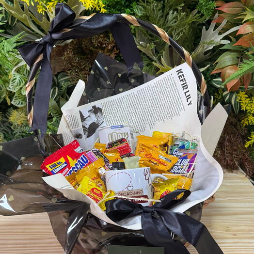 Cesta Cafe da Manhã Pequena