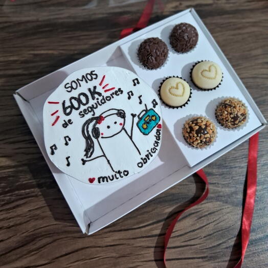 Combo bento cake e brigadeiro