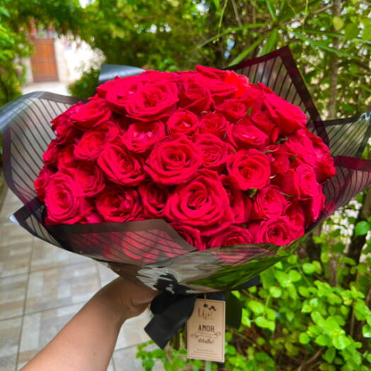 Buquê de 27 Rosas Vermelhas