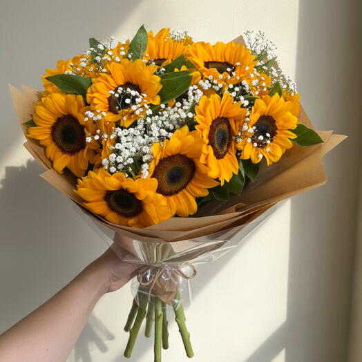 Buquê com 24 Girassois