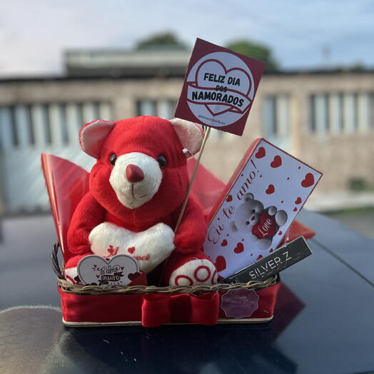Dia dos Namorados Ursinho vermelho