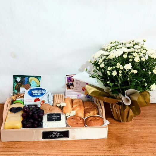 Cesta Parabens Pra Você(Personalizavel)