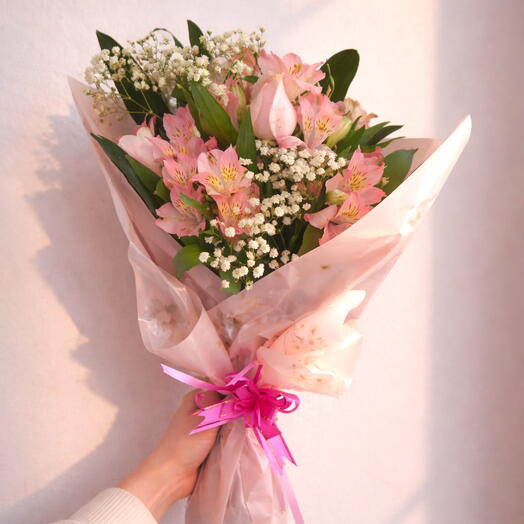 Buquê de Astromelia/Rosas