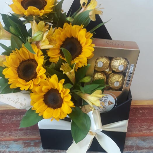 Girassol Na Cx com Ferrero Com 4