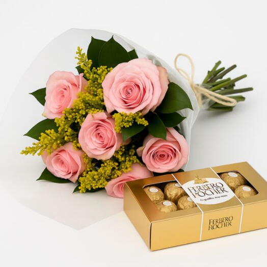 Buquê Amore com Ferrero