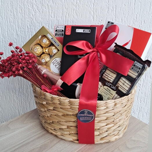 Cesto de Chocolate Marcas Premium