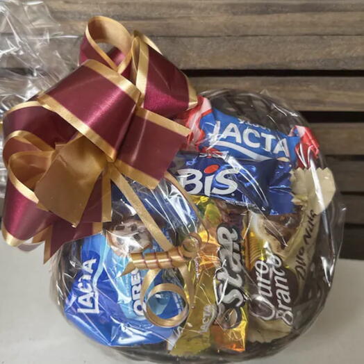 Coração com bombom Lacta Pp