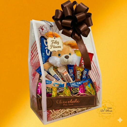 Cesta Doce Abraço Premium - ESPECIAL PASCOA