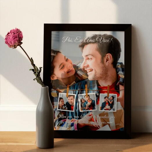 Quadro com Foto A4 - Personalizado