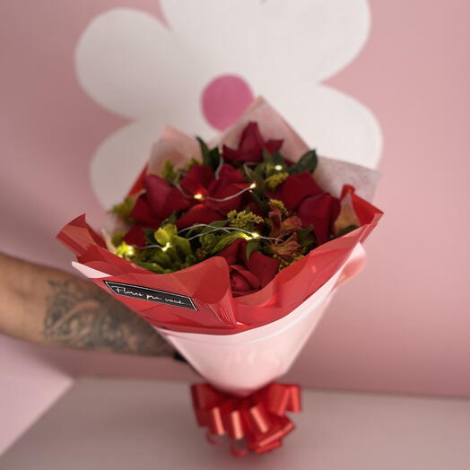 Buque Rosas Iluminadas