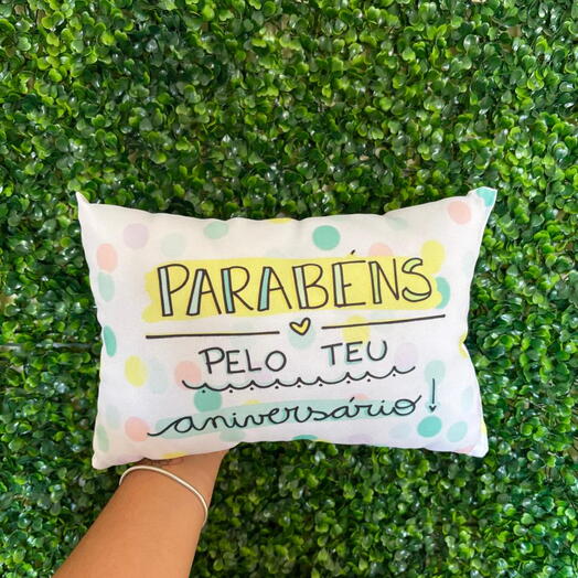Almofada Parabens