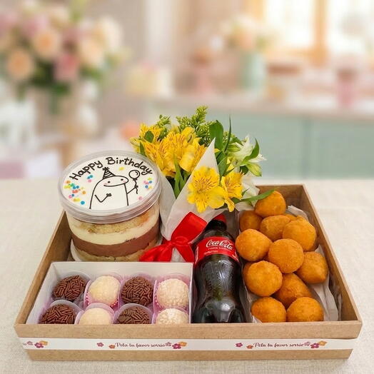 Festa na Caixa c/ Flores