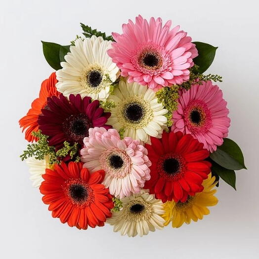 Presente Buquê de Gerberas Coloridas