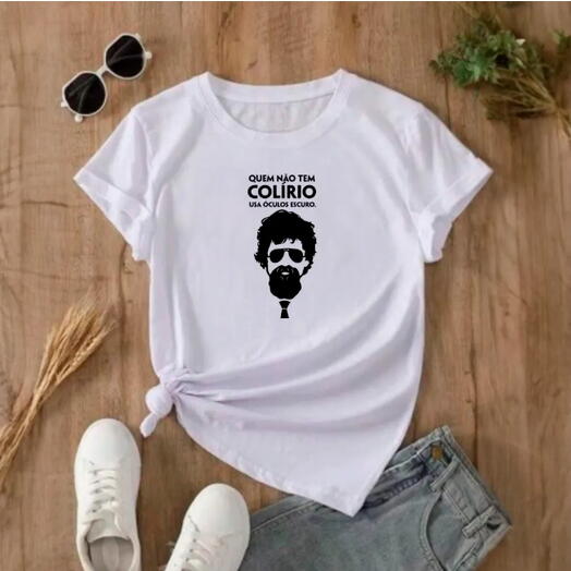 Camiseta Quem Não Tem Colirio Usa Oculos Escuro