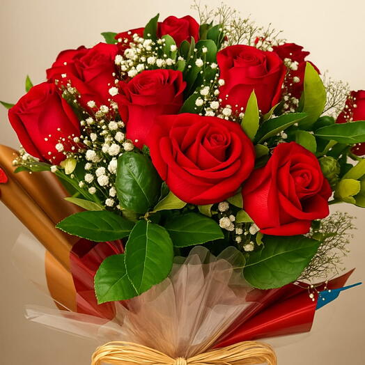 Buquê Rosas vermelhas "Coração Doce CB-6"