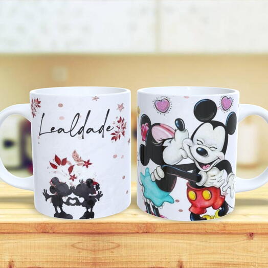Caneca Mickey e Minnie - Lealdade