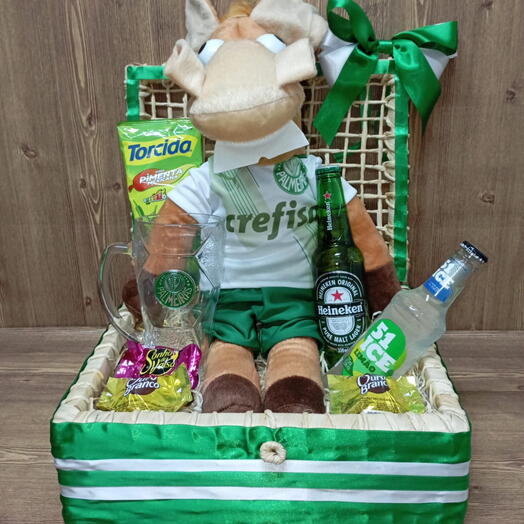 Cesta mascote palmeiras