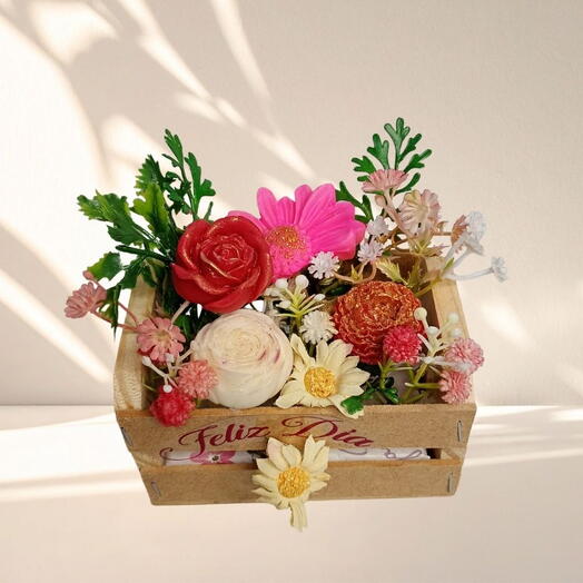 BOX FELIZ DIA DE CERAS AROMATICAS PEQUENO