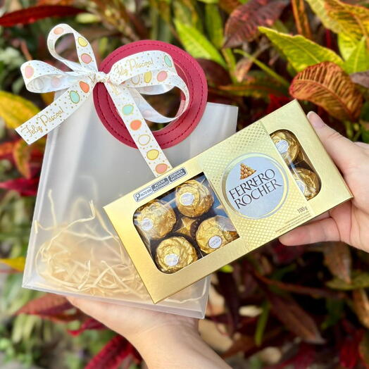 Lembrancinha de pascoa chocolate Ferrero Rocher