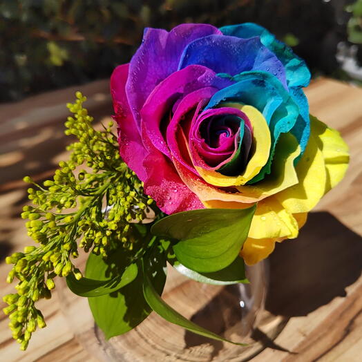 Buquê de Rosa Colombiana Rainbow