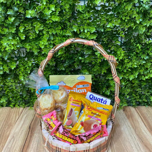 Mini Cesta de Cafe da Manhã