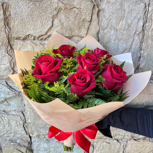 Buquê 6 Rosas Premium