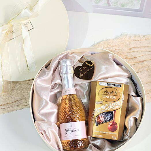 Box | Kit de Presente - Cesta de Aniversario Doce Brinde