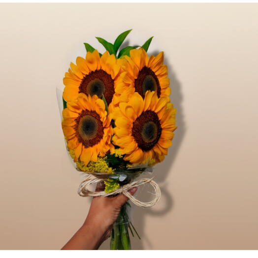 Buquê Quarteto de Girassois