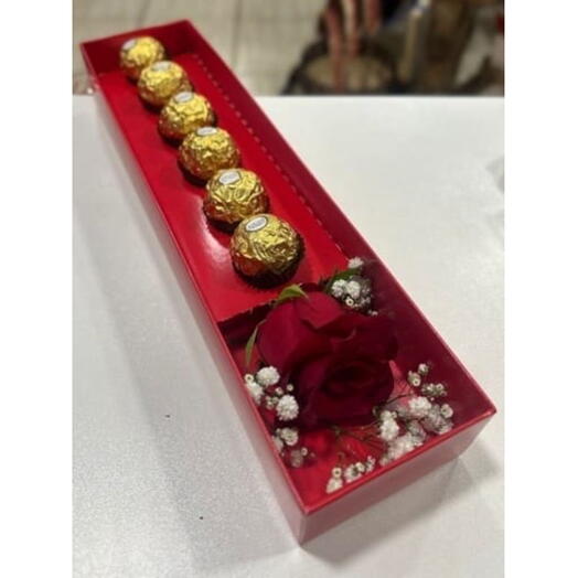 Rosa Unitaria com Ferrero Rocher