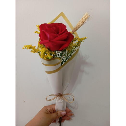 Buquê de Rosa Solitaria